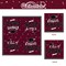 Graduation decorations 2026 Graduation Party Supplies Maroon Disposable Paper Plates Luncheon Napkins Cocktail Napkins for Congrats Grad Party Decorations, Serve 50